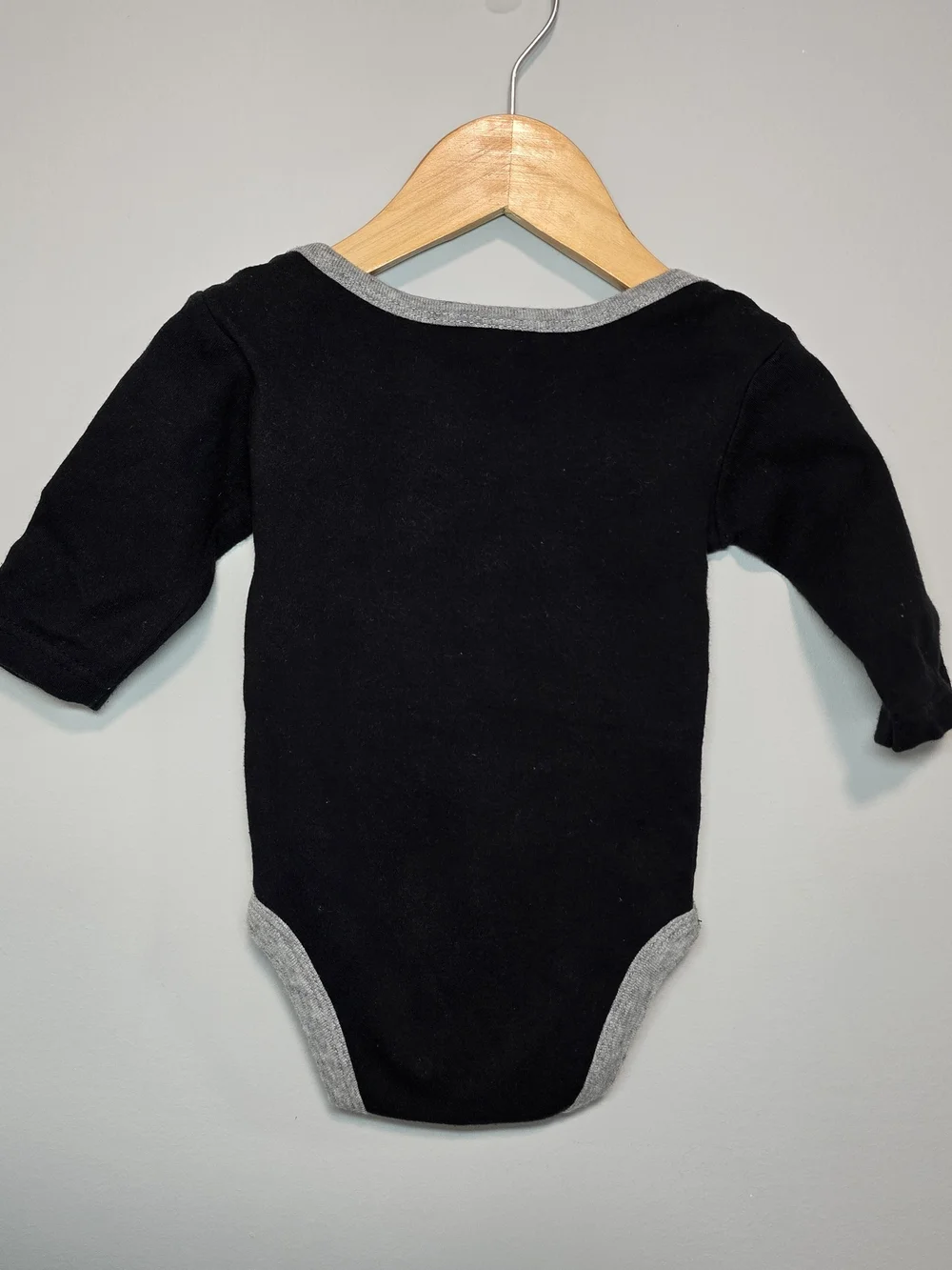 Gap I'm a Little Nightmare Black & Gray Baby  One-Piece Bodysuit Halloween Fall